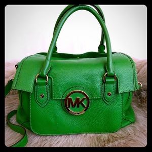 Green Michael kors bag